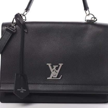 Louis Vuitton Soft Calfskin Lockme II Top Handle Black 7 of 9