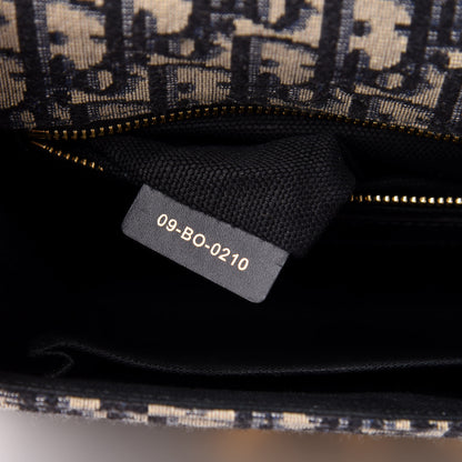 Christian Dior Oblique 30 Montaigne Flap Bag Blue 7 of 11