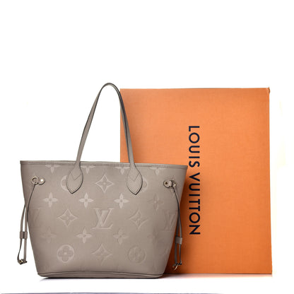 Louis Vuitton Empreinte Monogram Giant Neverfull MM Tourterelle 9 of 9