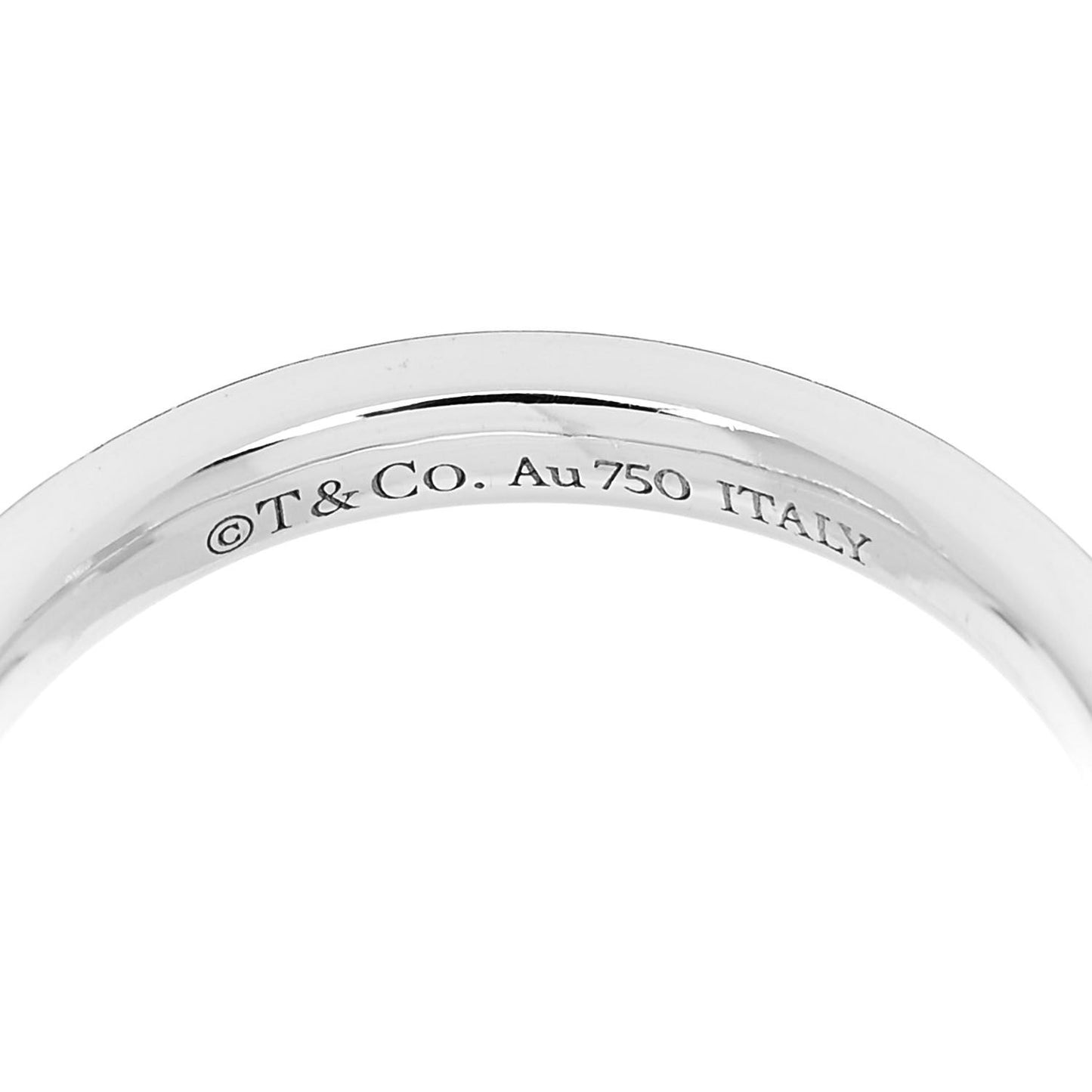 18K White Gold Diamond T T1 Ring 50 5.25