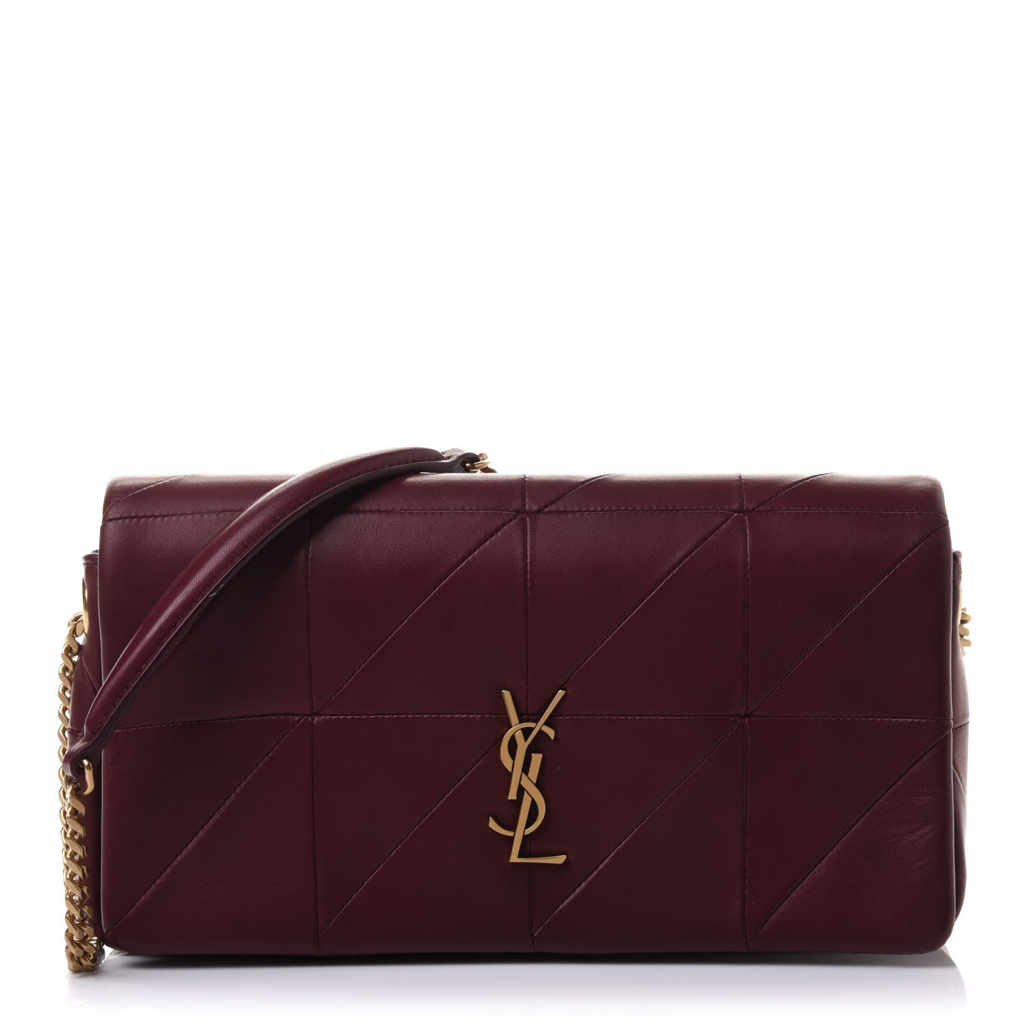 Saint Laurent Lambskin Patchwork Monogram Medium Jamie Rouge Legion 1 of 10