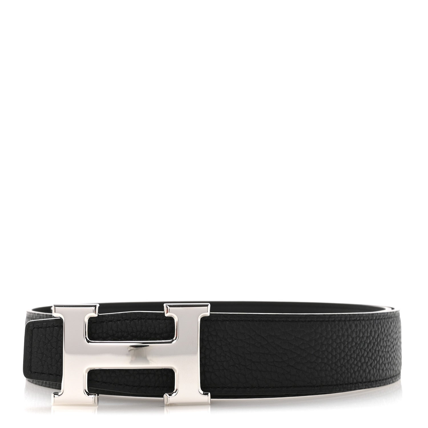 Hermes Chamonix Togo 32mm H Belt 95 38 Black 1 of 6