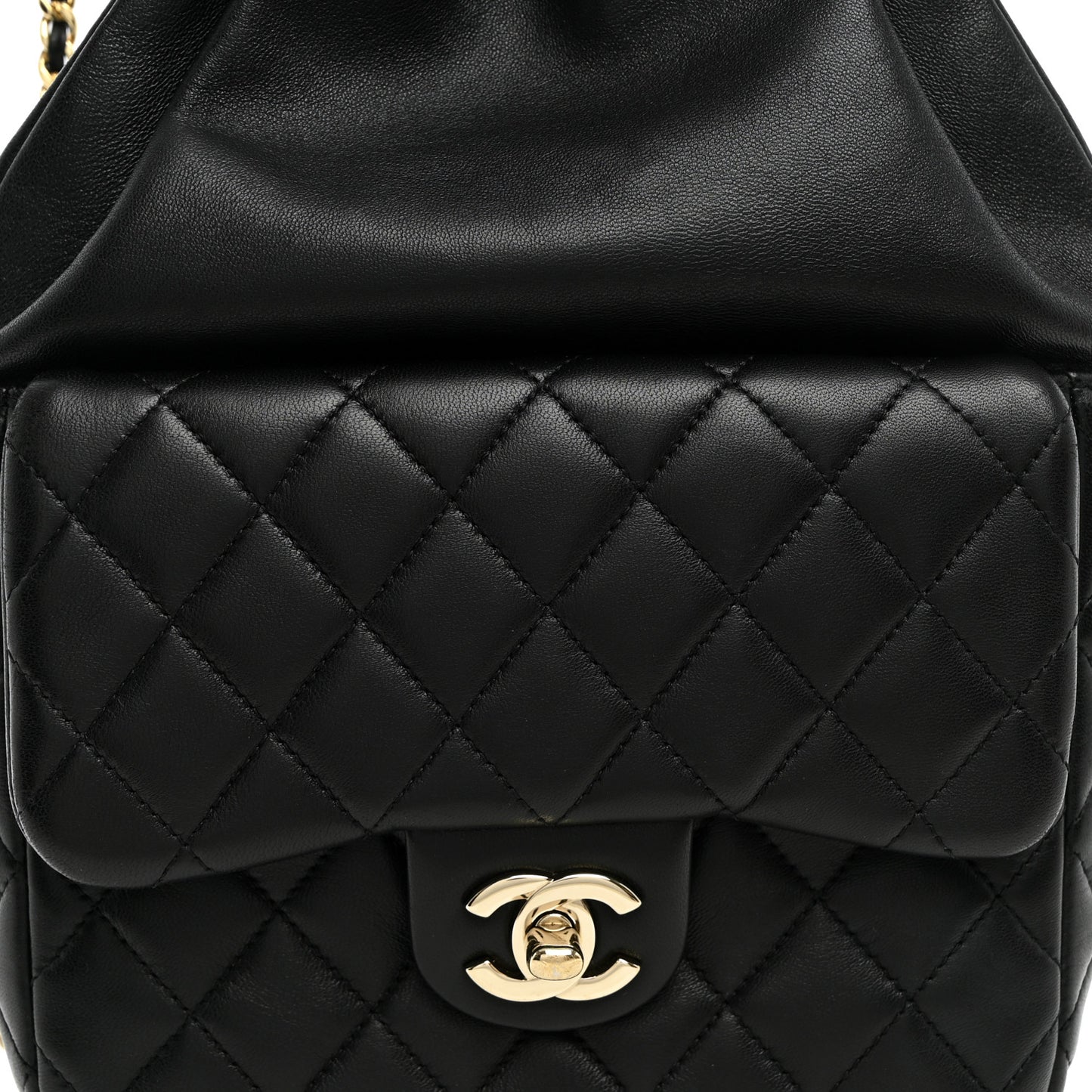 Lambskin Quilted Small In Seoul Backpack Black