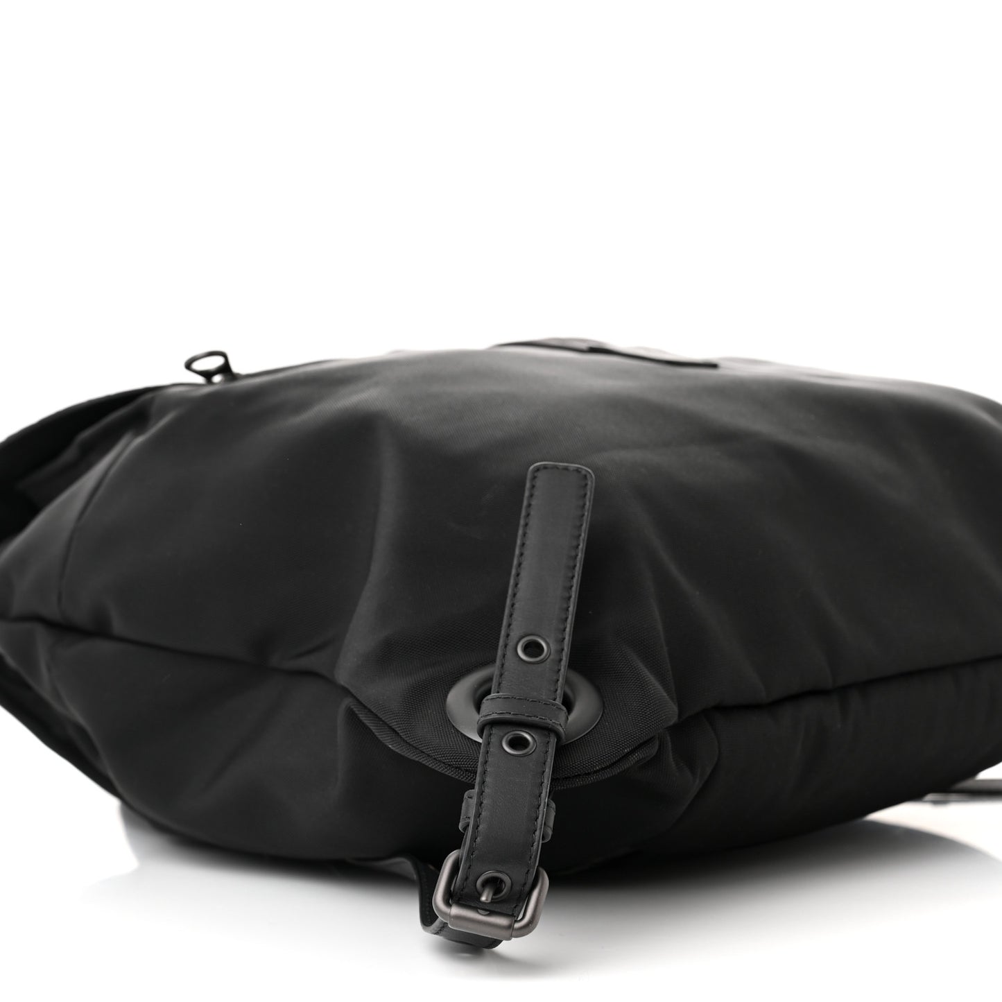 Nylon Intrecciato Backpack Black