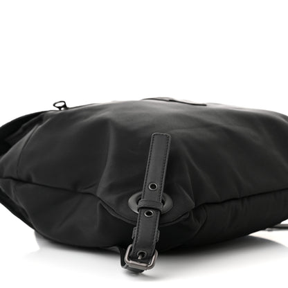 Bottega Veneta Nylon Intrecciato Backpack Black 9 of 10