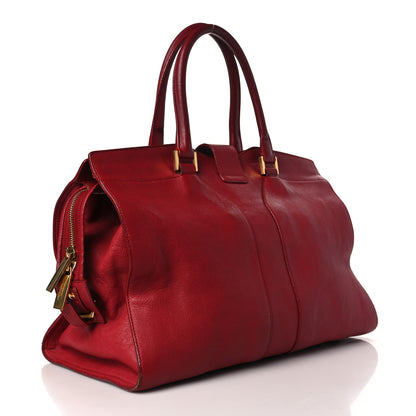 Saint Laurent Calfskin Medium Classic Y Cabas Red 2 of 14