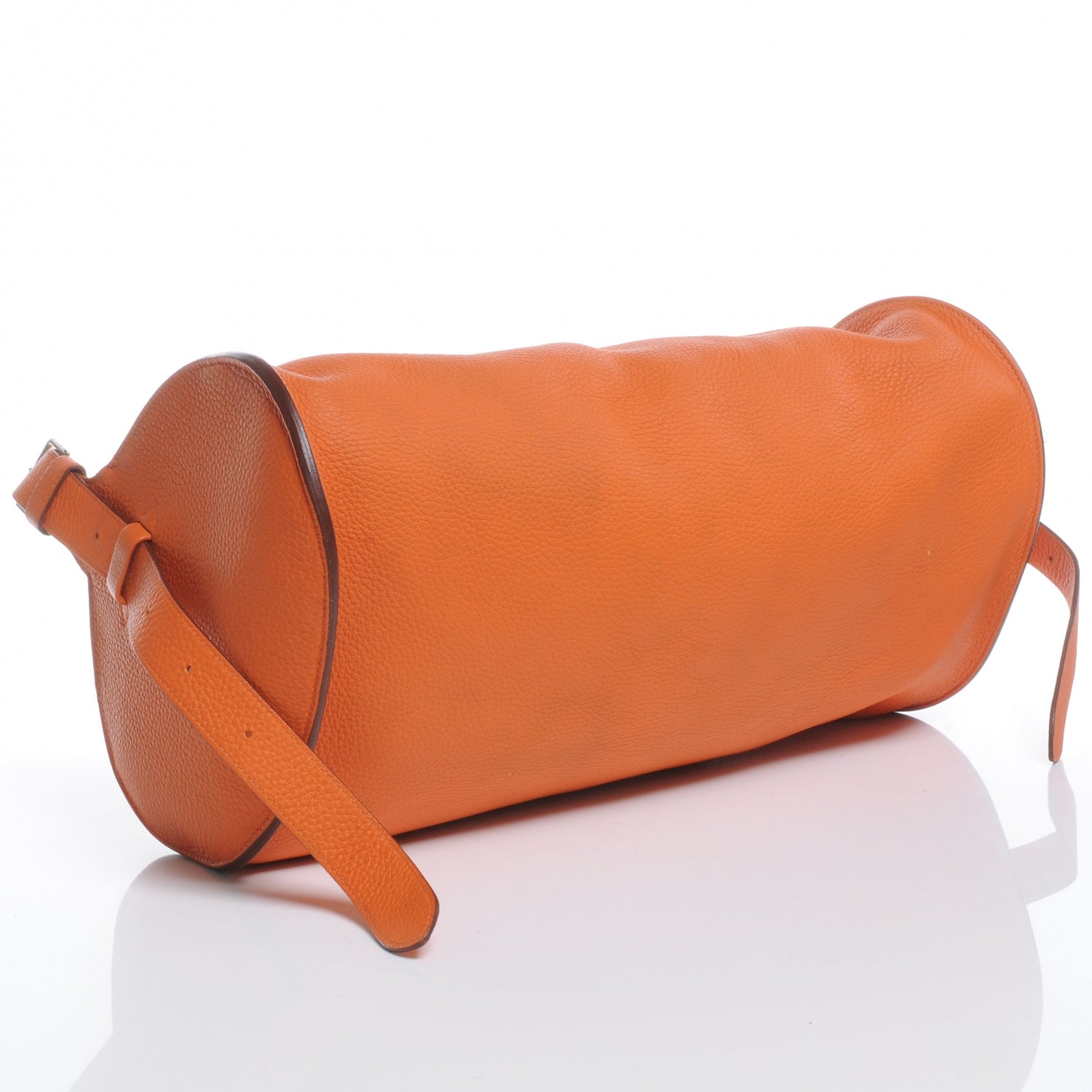 Hermes Taurillon Clemence Doremi 45 Orange 4 of 9