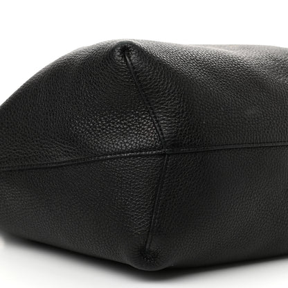Mansur Gavriel Tumbled Calfskin Bucket Bag Black 9 of 14