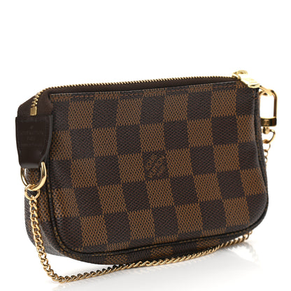 Louis Vuitton Damier Ebene Mini Pochette Accessories 3 of 10