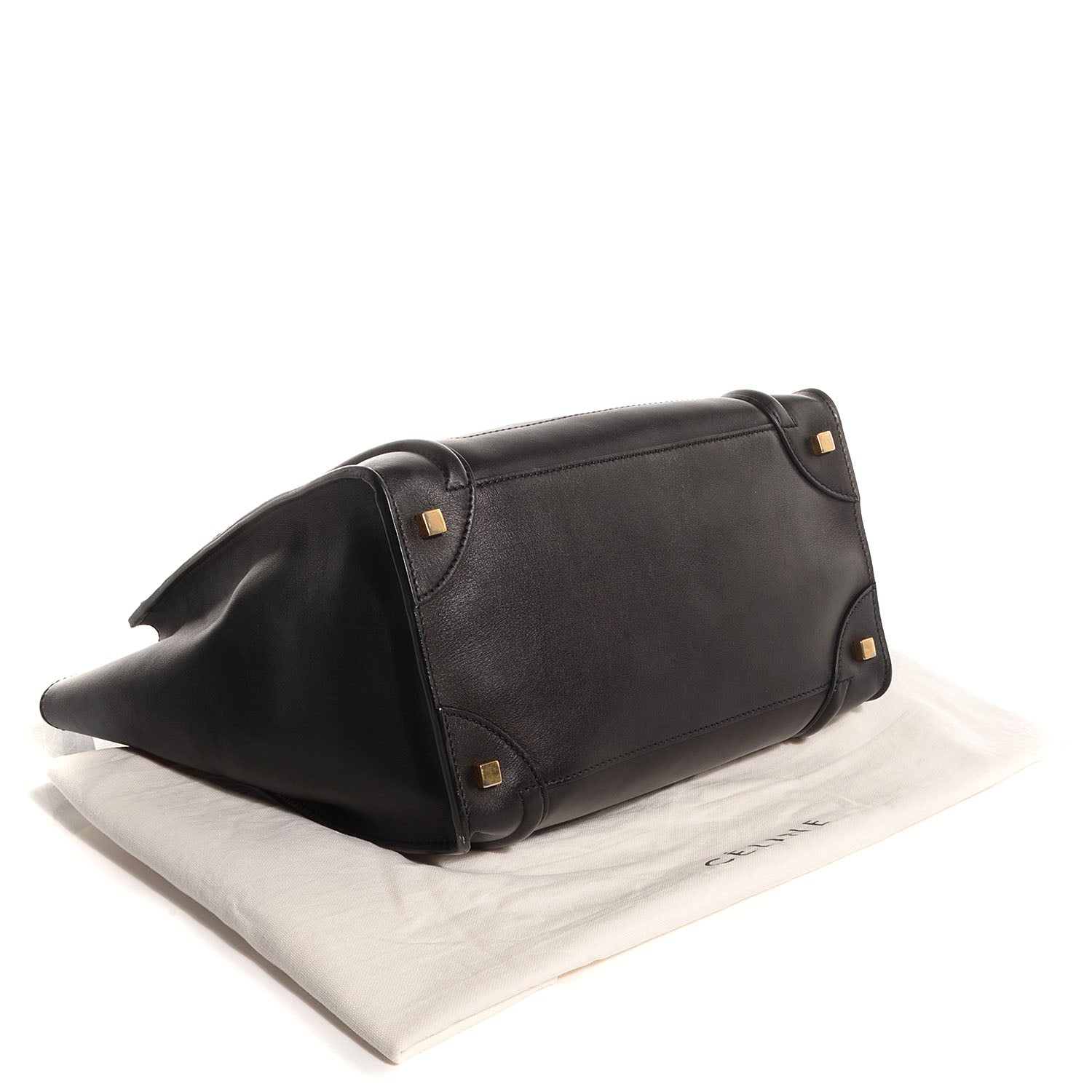 Celine Smooth Calfskin Mini Luggage Black 4 of 9