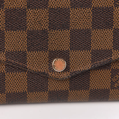 Louis Vuitton Damier Ebene Sarah Wallet NM 10 of 11