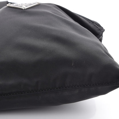 Prada Nylon Small Flat Messenger Bag Black 11 of 11