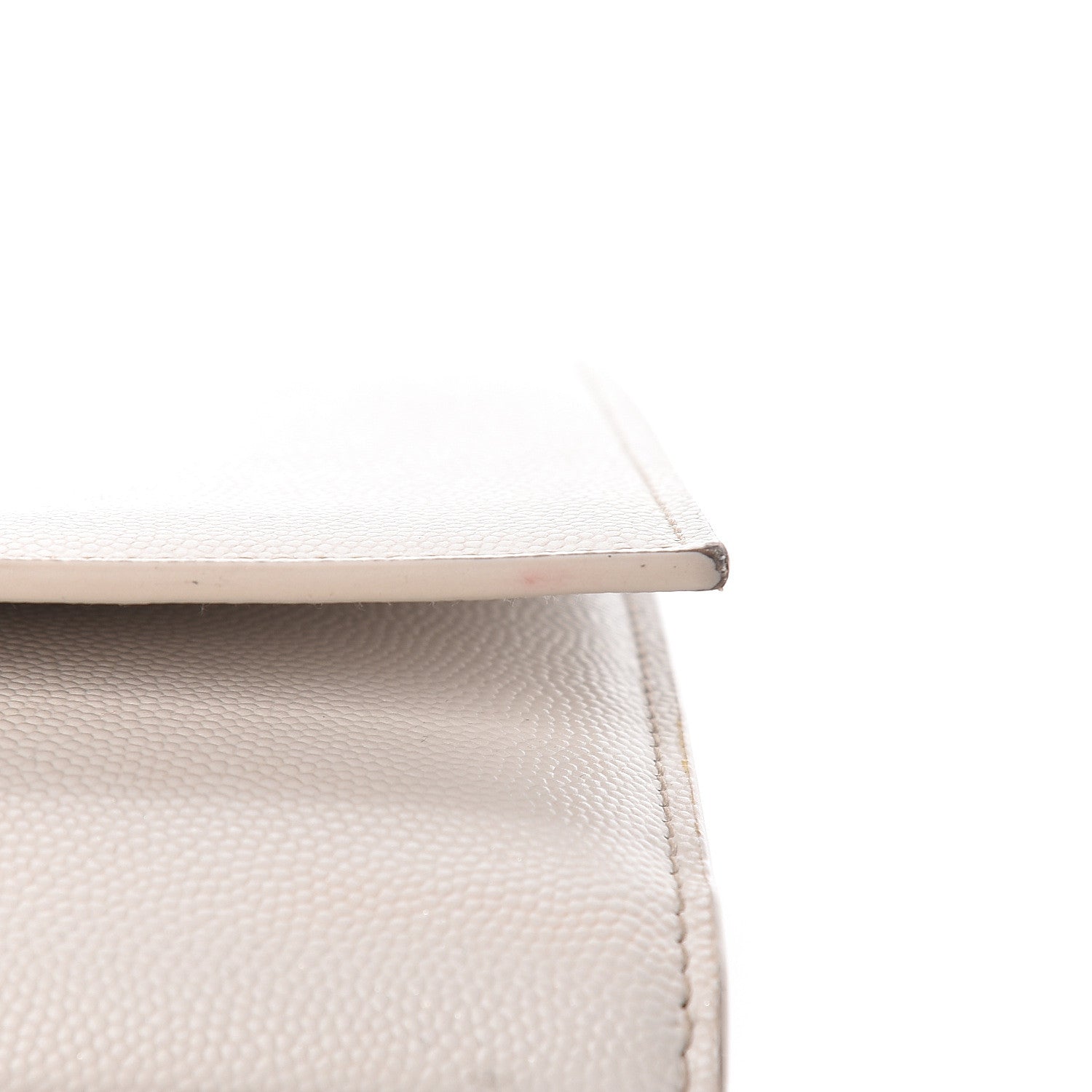 Saint Laurent Grain De Poudre Medium Classic Monogram Kate Satchel Icy White 17 of 20