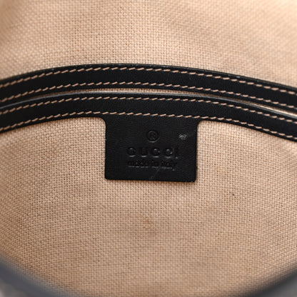 Gucci GG Plus Monogram Sellieria Calfskin Small Flap Messenger Bag Beige Blue 6 of 16