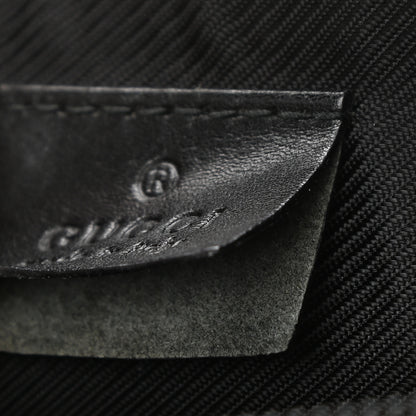 Gucci Monogram Web Boat Pochette Black 8 of 15