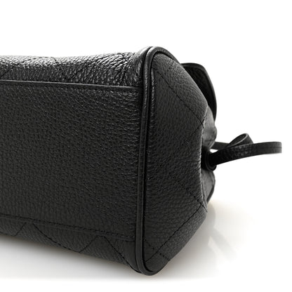 Chanel Grained Calfskin Stitched Urban Essentials Small Shopping Bag Black 10 of 10