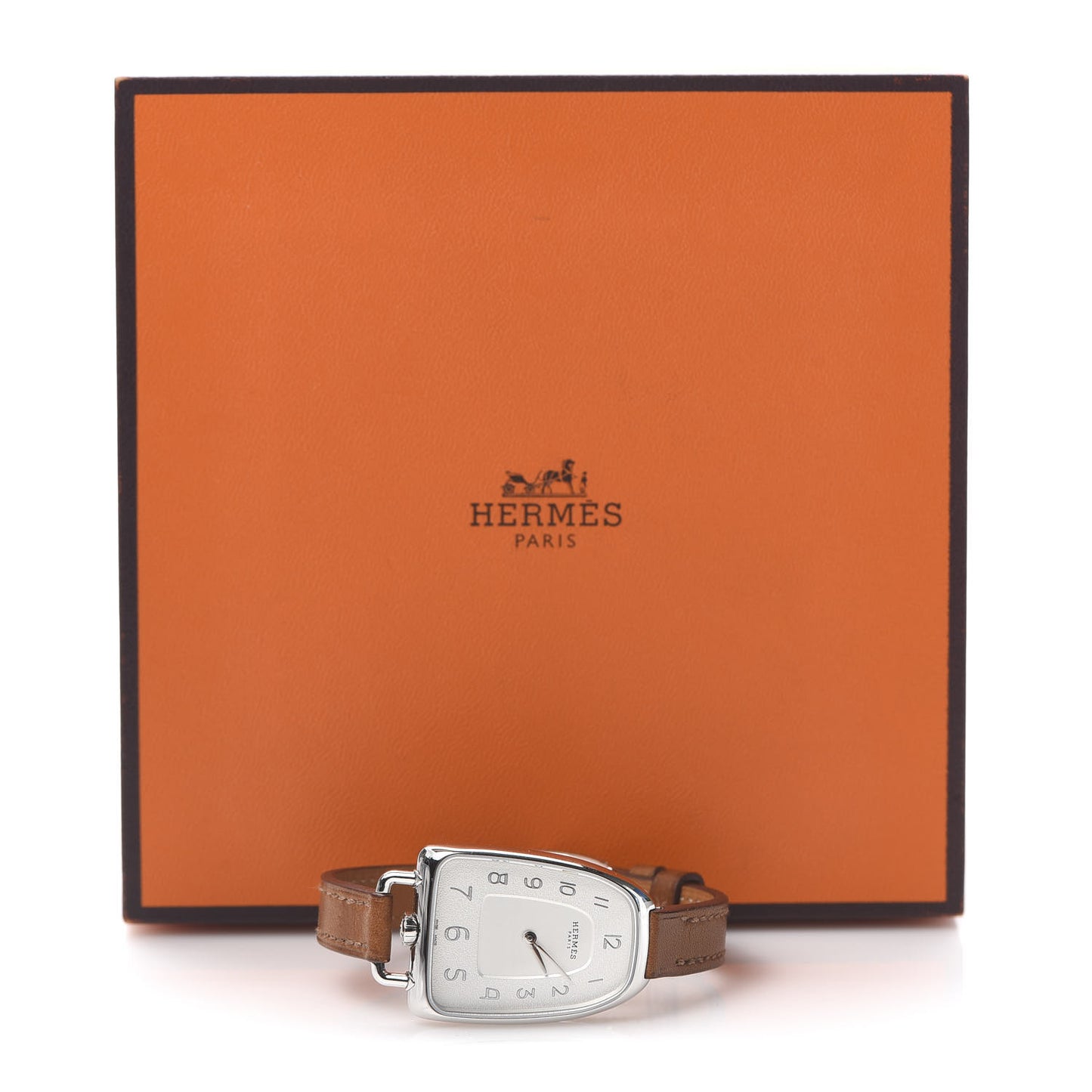 Stainless Steel Barenia 26mm Galop Quartz Watch Fauve