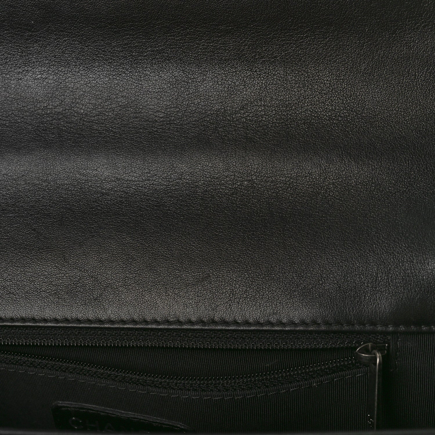 Chanel Lambskin Quilted Medium Boy Flap Black 10 of 11