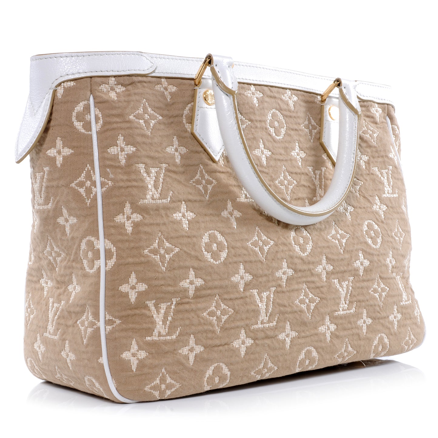 Monogram Sabbia Cabas MM White