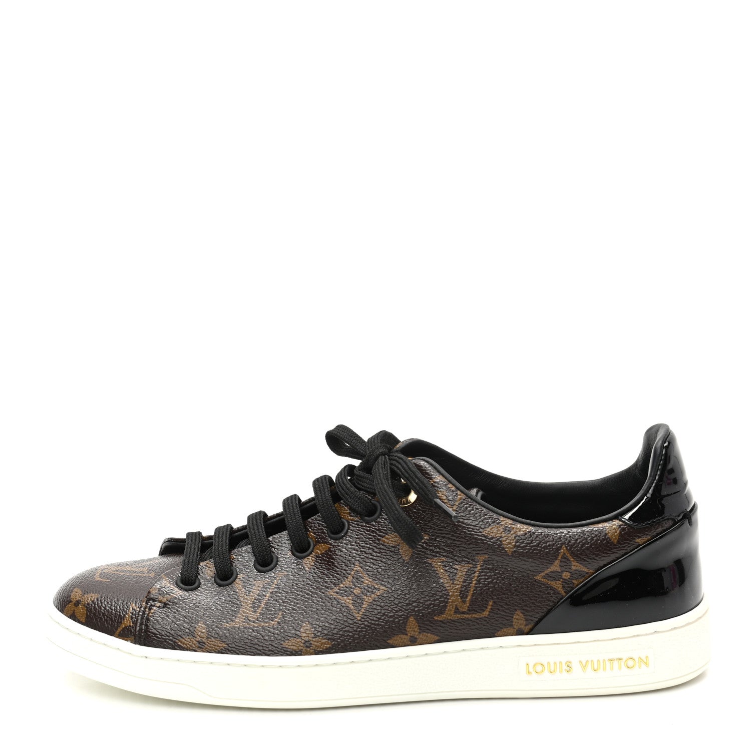 Louis Vuitton Patent Monogram Frontrow Sneakers 38 1 of 8