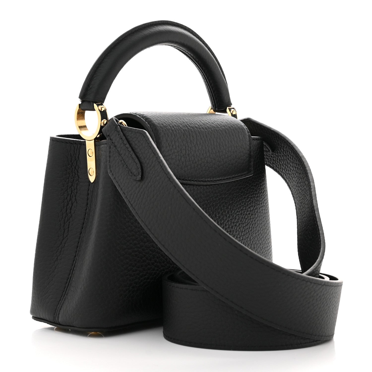 Louis Vuitton Taurillon Mini Capucines Black 3 of 9