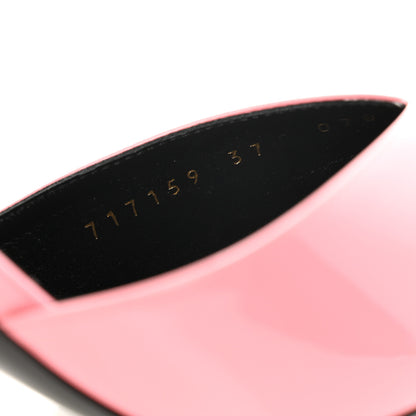 Gucci Vitello Vernice Soft Nappa Priscilla Ankle Cuff Pumps 37 Butterfly Pink 8 of 9