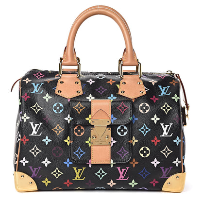 Louis Vuitton Monogram Multicolor Speedy 30 Black 1 of 8