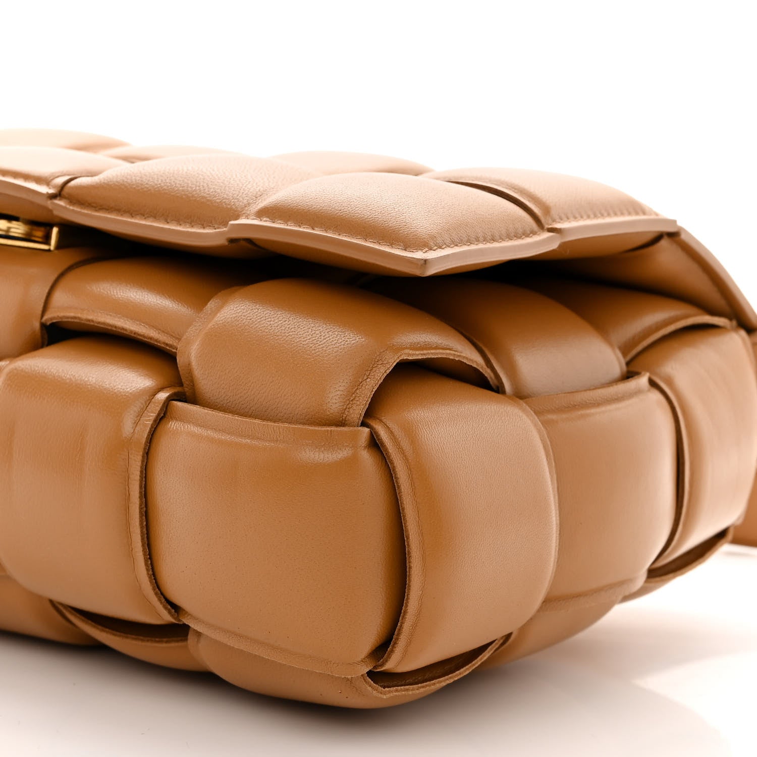 Bottega Veneta Nappa Maxi Intreccio Padded Cassette Crossbody Bag Caramel 11 of 11