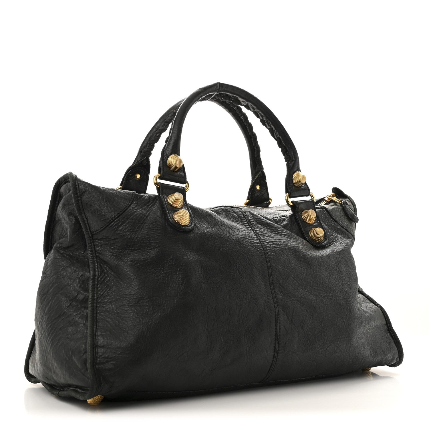 Balenciaga Agneau Giant 21 Gold Hardware Work Black 1734871