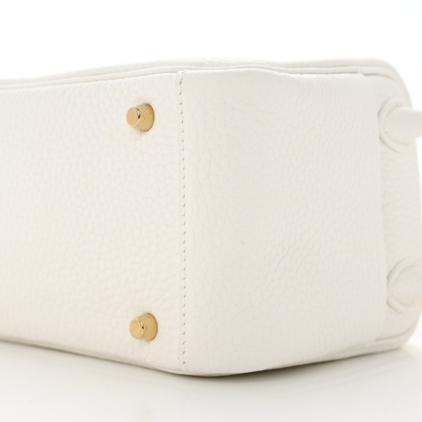 Taurillon Clemence Mini Lindy 20 New White
