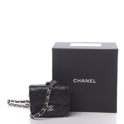 Chanel Caviar Quilted Airpods Pro Case Black 10 of 10