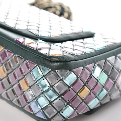 Chanel Lambskin Mosaic Small Flap Green Multicolor 13 of 16