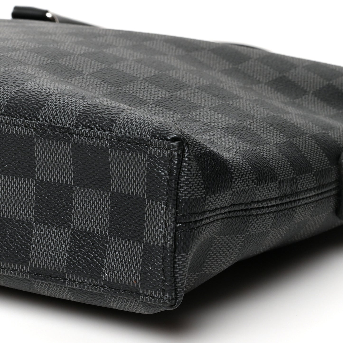 Damier Graphite Porte-Documents Jour