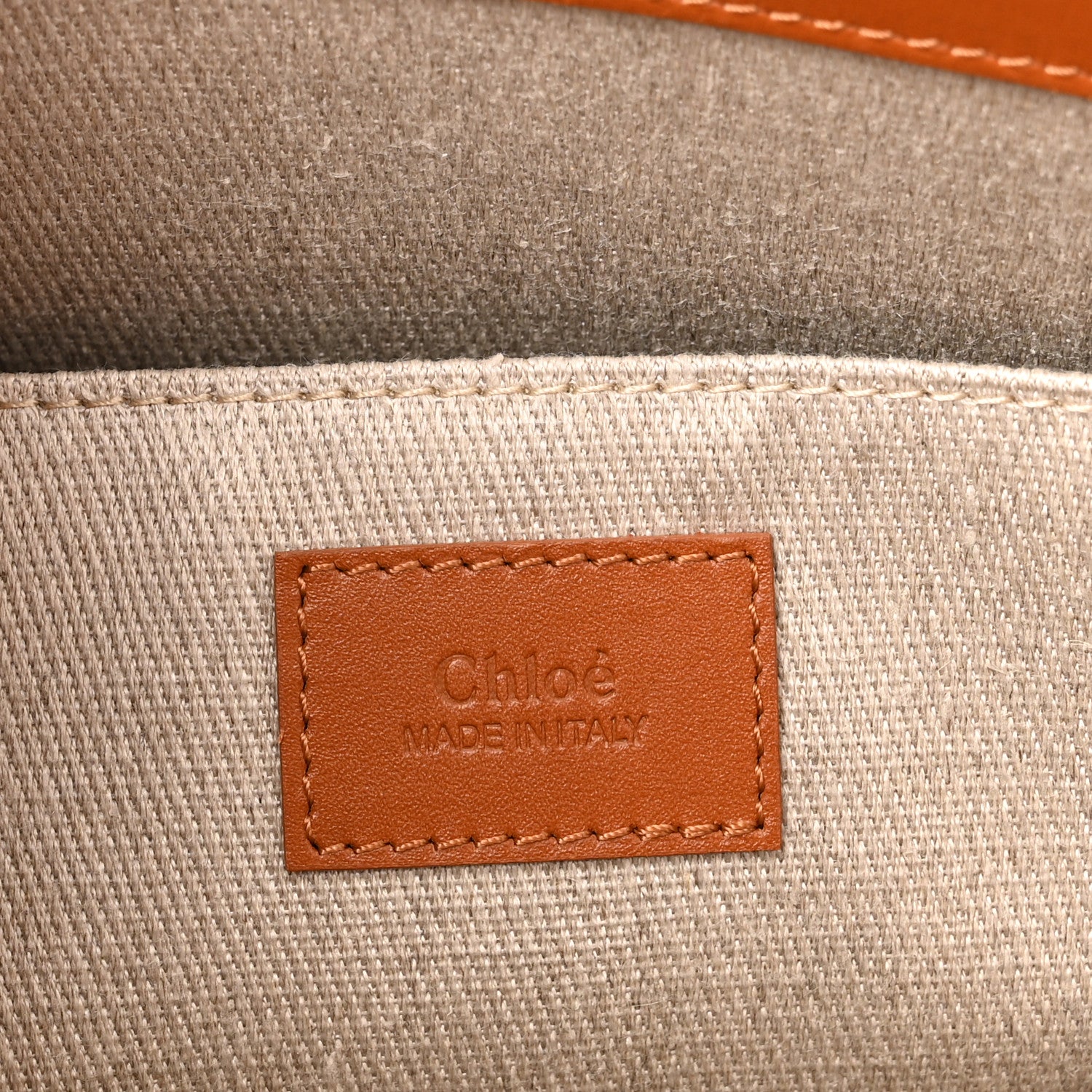 Chloe Calfskin Medium Woody Tote Caramel 6 of 11