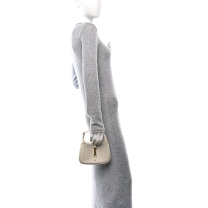 Gucci Boarded Dyana Lux Calfskin Mini Jackie 1961 Hobo Mystic White 2 of 10