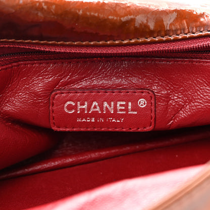 Chanel Patent Accordion CC Flap Bronze 6 of 15