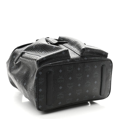 MCM Visetos Raymonde Two Pocket Backpack Black 4 of 10