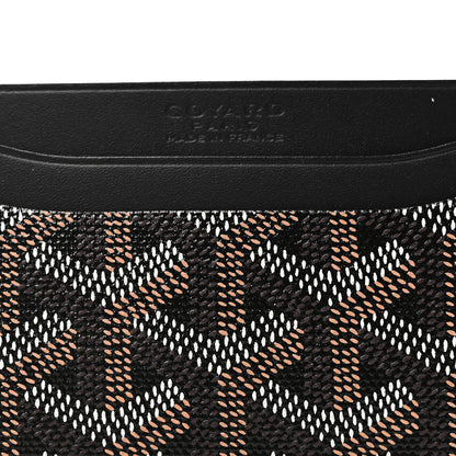 Goyard Goyardine Saint Sulpice Card Holder Black 6 of 7