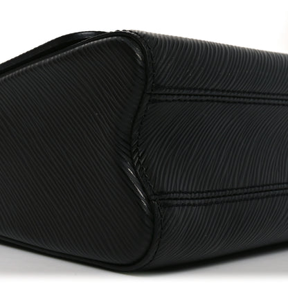 Louis Vuitton Epi Studded Sol Twist Shoulder Bag MM Black 8 of 9