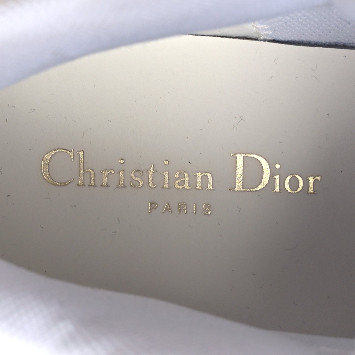 Calfskin Walk'n' Dior Star High Top Sneakers 42 White