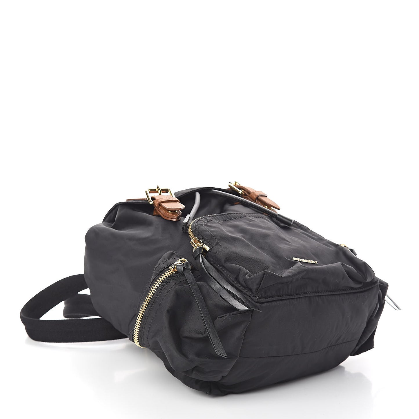 Nylon Medium Rucksack Backpack Black