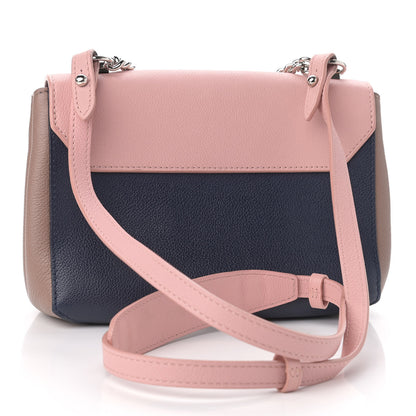 Louis Vuitton Calfskin Lockme II Chain Bag Venus Pink Black Magnolia 3 of 8