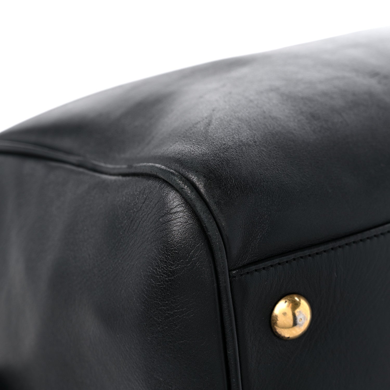 Saint Laurent Calfskin Classic Duffle 12 Black 8 of 18