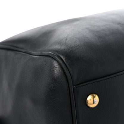 Saint Laurent Calfskin Classic Duffle 12 Black 8 of 18