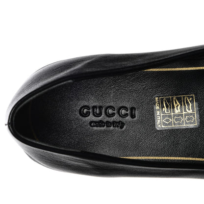 Gucci Calfskin Bayadere Ballerina Flat 38.5 Nero Black 7 of 9