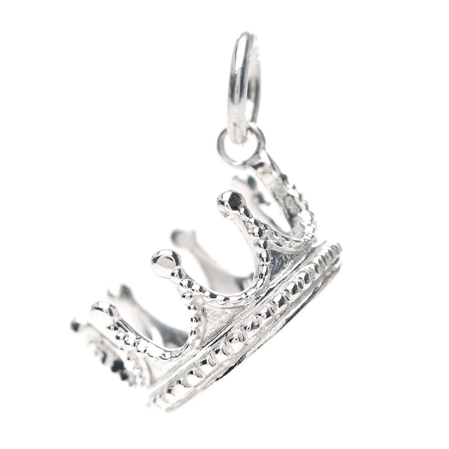 Sterling Silver Crown Charm
