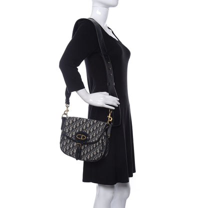 Christian Dior Oblique Crossbody Navy Blue 2 of 9