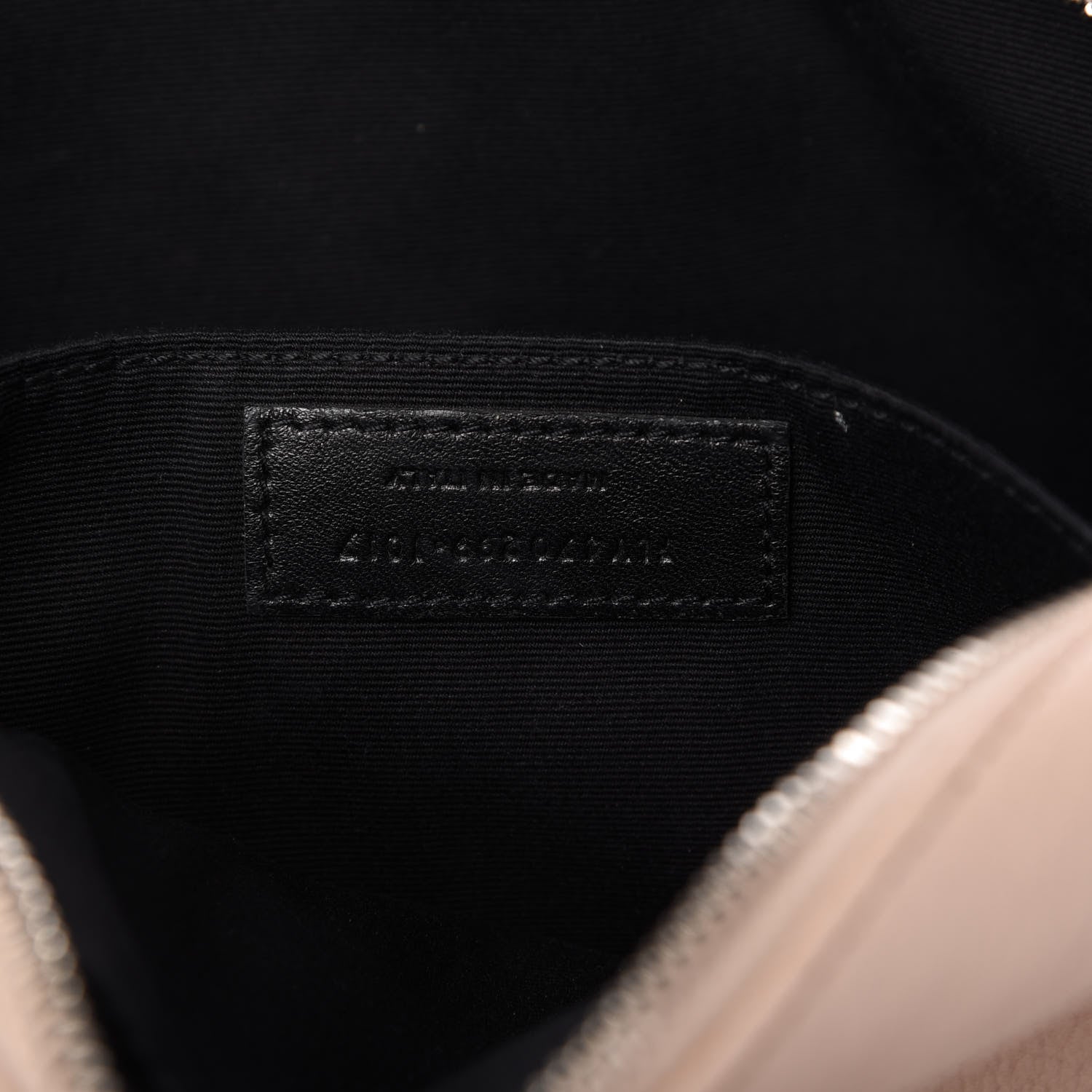 Saint Laurent Lambskin Monogram Small Lou Camera Bag Marble Pink 9 of 10