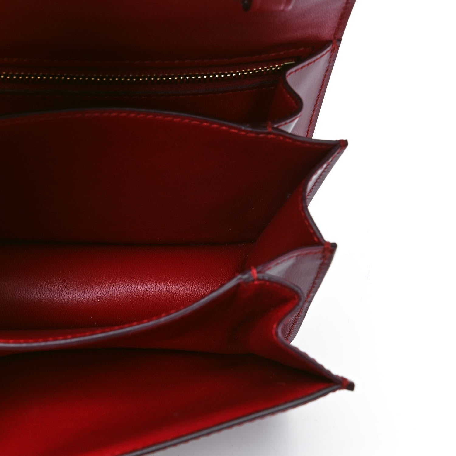 Celine Box Calfskin Small Classic Box Flap Bag Red 6 of 6
