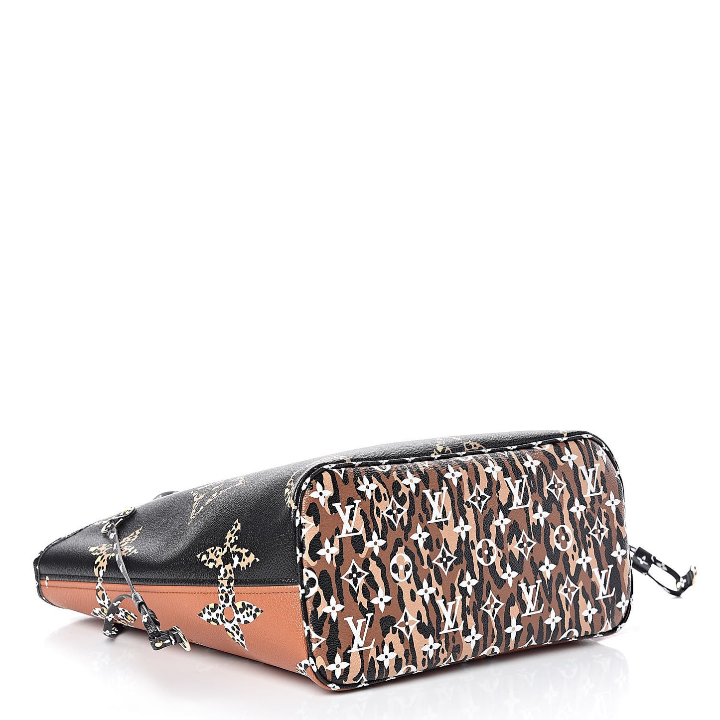 Monogram Giant Jungle Neverfull MM Black